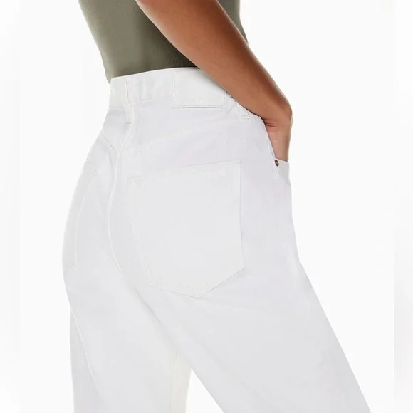 Aritzia White Jeans — The Denim Forum Joni - Picture 3 of 3